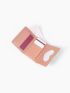 Two Tone Floral Detail Small Wallet