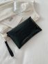 Crocodile Embossed Twist Lock Square Bag