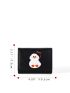 Cartoon Duck & Letter Embroidered Small Wallet