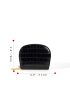 Crocodile Embossed Zipper Around Card Holder