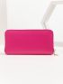 Geometric Embossed Long Wallet