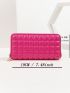 Geometric Embossed Long Wallet