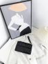 Minimalist Geometric Pattern Square Bag