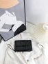 Minimalist Geometric Pattern Square Bag