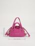 Mini Letter Detail Square Bag