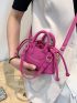 Mini Letter Detail Square Bag