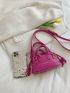 Mini Letter Detail Square Bag