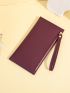Letter Graphic Long Wallet