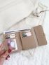 Letter Graphic Fold Small Wallet