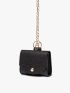 Embossed Detail Flap Neck Pouch