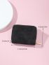 Leaf Decor Flap Small Wallet