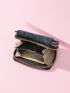 Leaf Decor Flap Small Wallet