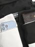 Letter Patch & Release Buckle Decor Functional Backpack With Bag Charm