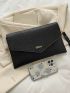 Minimalist Snap Button Square Bag