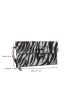 Zebra Striped Pattern Square Bag