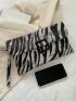 Zebra Striped Pattern Square Bag