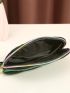Mini Chevron Detail Dome Bag With Wristlet