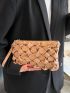 Braided Detail Square Bag