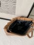 Braided Detail Square Bag