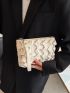 Minimalist Ruched Bag With Wristlet