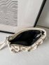 Minimalist Ruched Bag With Wristlet