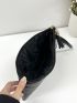 Chevron Tassel Decor Square Bag
