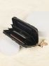 Zebra Striped Faux Pearl Decor Card Holder