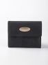 Letter Label Decor Small Wallet