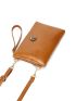 Flower Decor Touch Screen Phone Wallet