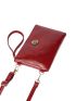 Flower Decor Touch Screen Phone Wallet