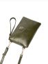 Flower Decor Touch Screen Phone Wallet