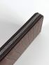 Crocodile Embossed Long Wallet