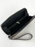 Crocodile Embossed Long Wallet