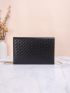 Stitch Detail Flap Square Bag