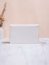Metal Decor Flap Square Bag