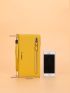 Letter Graphic Long Wallet