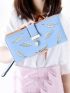 Leaf Pattern Long Wallet