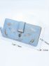Leaf Pattern Long Wallet