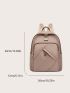 Litchi Embossed Functional Backpack