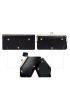 Letter Graphic Kiss Lock Long Wallet With Wristlet