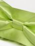 Bow Decor Chain Satin Square Bag