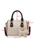 Mini Quilted Boston Bag With Bag Charm