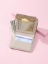 Leaf Decor Flap Small Wallet