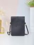 Push Lock Flap Phone Wallet