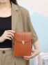 Push Lock Flap Phone Wallet