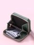 Floral Pattern Snap Button Fold Over Small Wallet