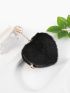 Heart Design Fuzzy Coin Purse
