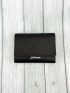 Letter Graphic Stitch Detail Small Wallet