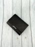 Letter Graphic Stitch Detail Small Wallet