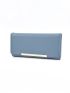 Letter Detail Flap Long Wallet